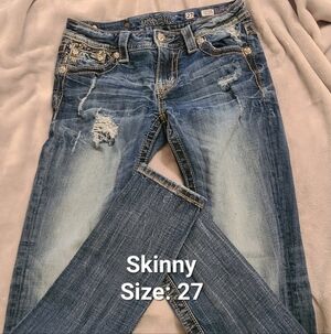 Distressed Skinny Jeans